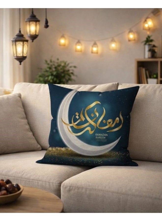 سنوز كوشن كوفر رمضان تيل 45*45 سم, عبوه قطعه واحده - Image 1